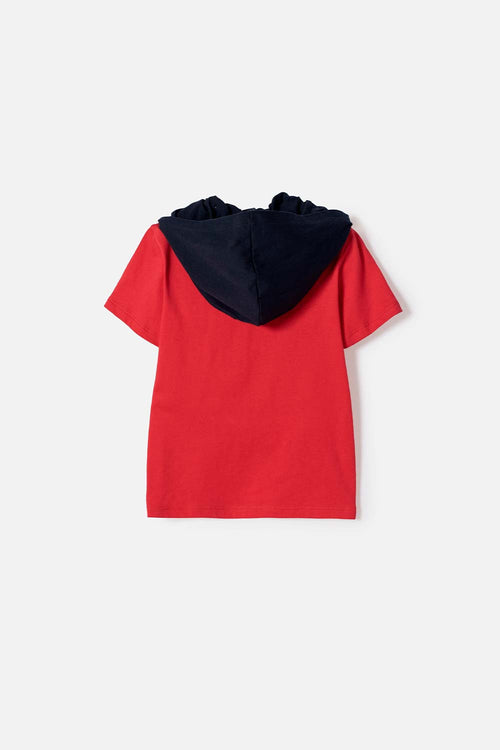 MICKEY MOUSE T-SHIRT WITH RED HAT FOR BOY 2T TO 6T