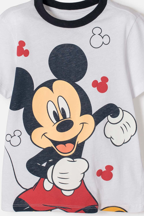 MICKEY MOUSE MULTICOLOR LONG-SLEEVED PAJAMA SET FOR BOYS 2T TO 6T