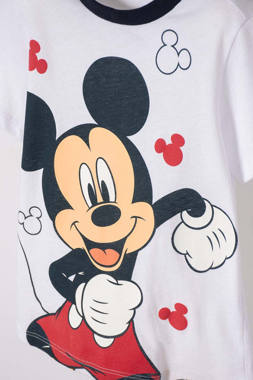 MICKEY MOUSE MULTICOLOR LONG-SLEEVED PAJAMA SET FOR BOYS 2T TO 6T