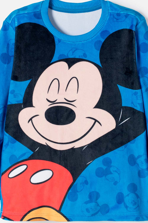 MICKEY MOUSE LONG PAJAMA PANTS BLUE FOR BOYS 2T TO 6T