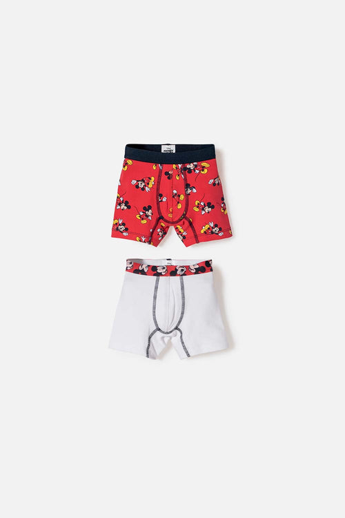 2-PACK MICKEY MOUSE MULTICOLOR BOXER BRIEFS FOR BOYS 2T TO 6T