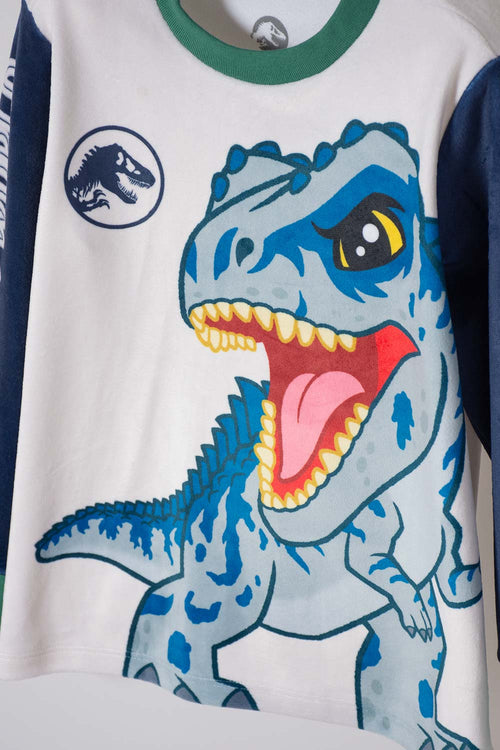 JURASSIC WORLD MULTICOLOR LONG-SLEEVED PAJAMAS FOR BOYS SIZES 2T TO 6T