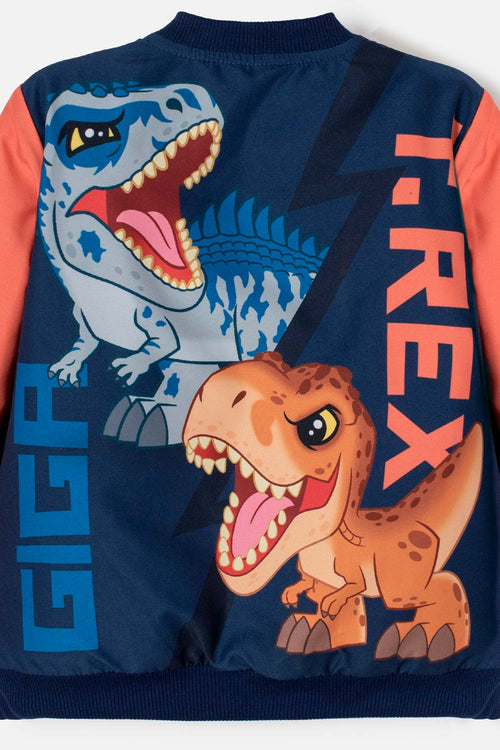 JURASSIC WORLD MULTICOLOR ZIP-UP JACKET FOR BOYS 2T TO 6T