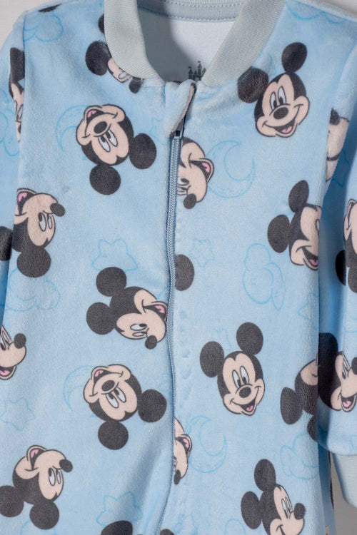MICKEY MOUSE FIRST BIRTHDAY BLUE BABY BOY SET