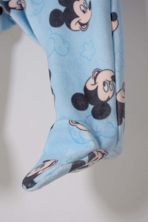 MICKEY MOUSE FIRST BIRTHDAY BLUE BABY BOY SET