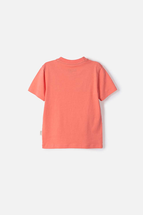 BLUEY SHORT SLEEVE SALMON T-SHIRT FOR BOYS 2T TO 6T