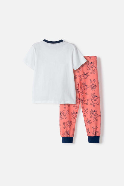 PIJAMA DE BLUEY MULTICOLOR DE PANTALÓN LARGO PARA NIÑO 2T A 6T