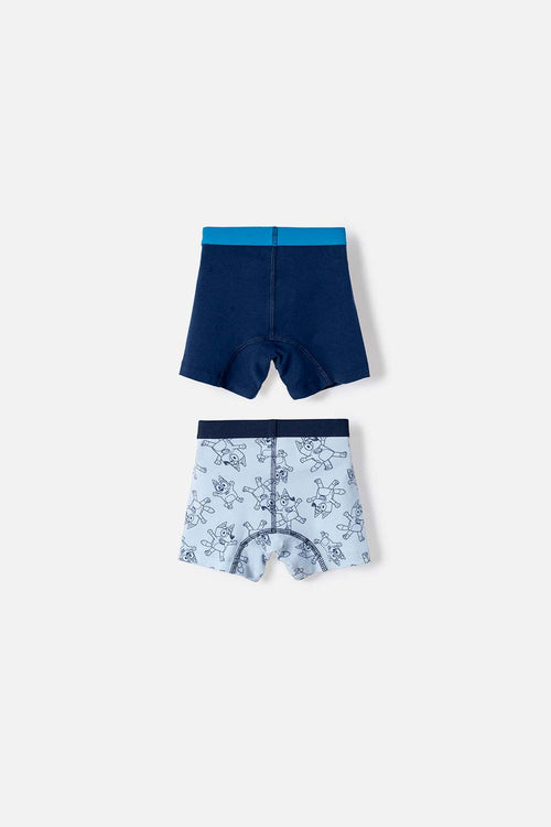2-PACK BLUE BLUEY BOXERS FOR BOYS 2T TO 6T