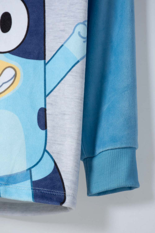 BLUEY BLUE FLEECE PAJAMAS FOR BOYS SIZES 2T TO 6T