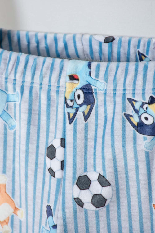 BLUEY BLUE FLEECE PAJAMAS FOR BOYS SIZES 2T TO 6T
