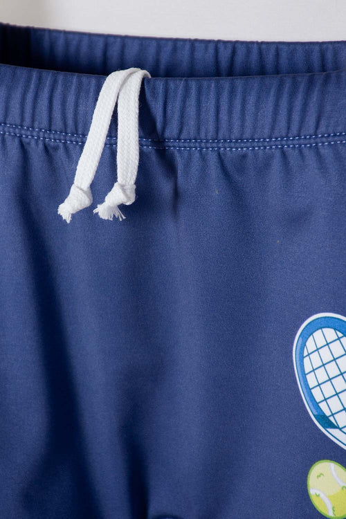BLUEY BLUE LONG SLEEVE BATHING SUIT FOR BOY 2T TO 6T