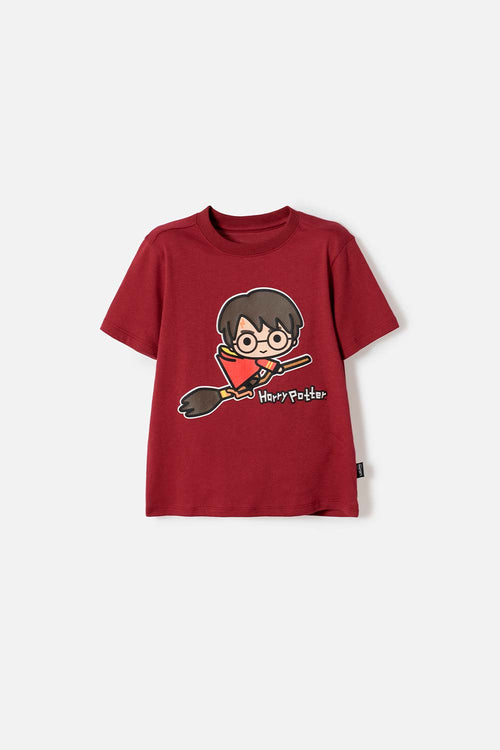 HARRY POTTER SHORT SLEEVE RED T-SHIRT FOR BOYS 2T TO 6T
