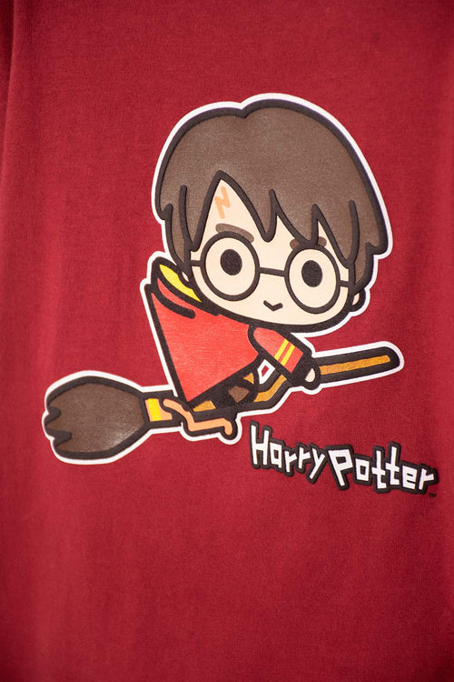 HARRY POTTER SHORT SLEEVE RED T-SHIRT FOR BOYS 2T TO 6T