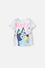 CAMISETA DE BLUEY BLANCA MANGA CORTA PARA NIÑA DE 2T A 6T
