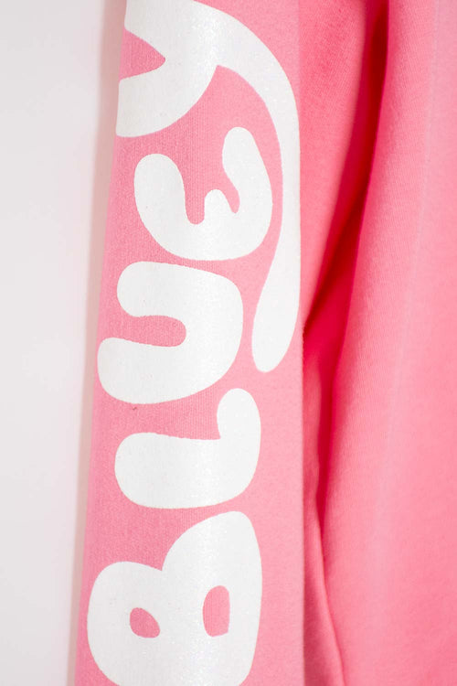BLUEY PINK OPEN-FRONT SWEATER FOR GIRL 2T-6T