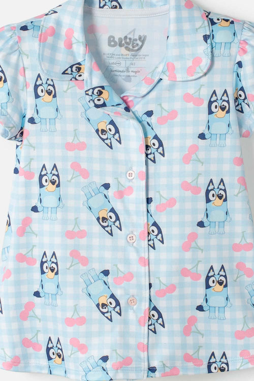 BLUEY MULTICOLOR LONG-PANTS PAJAMA FOR GIRLS 2T TO 6T