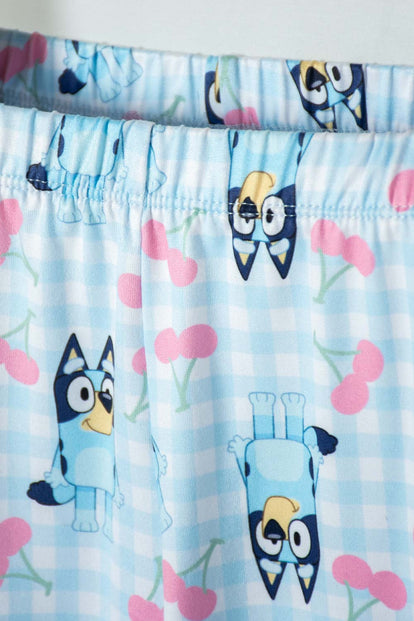 PIJAMA DE BLUEY MULTICOLOR DE PANTALÓN LARGO PARA NIÑA 2T A 6T