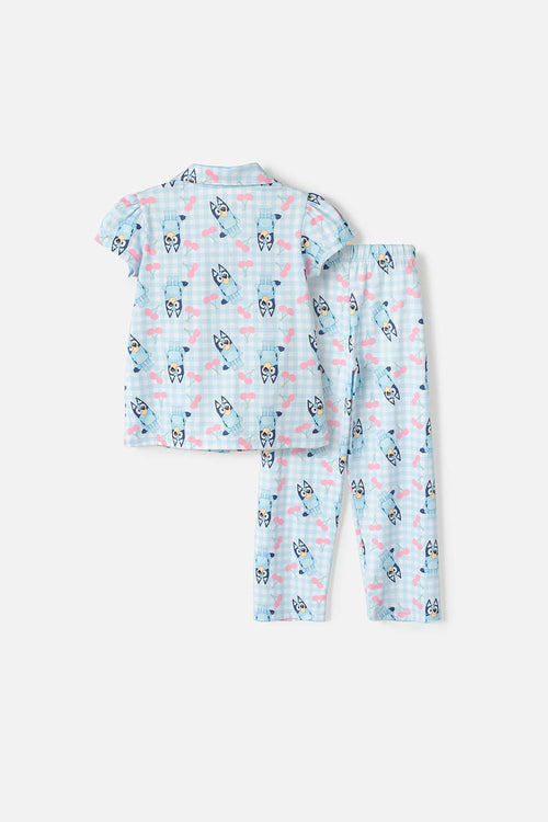 BLUEY MULTICOLOR LONG-PANTS PAJAMA FOR GIRLS 2T TO 6T