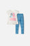 CONJUNTO DE BLUEY CON PANTALÓN LARGO MULTICOLOR PARA NIÑA 2T A 6T