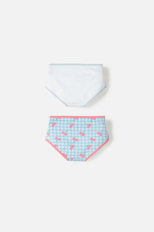2-PACK BLUEY PANTIES WHITE FOR GIRLS 2T TO 6T