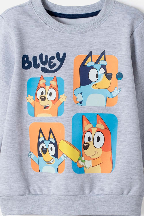 BLUEY LONG PANTS SET BLUE FOR BOYS 2T TO 6T