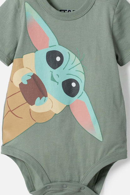 MANDALORIAN BABY BOY BODYSUIT