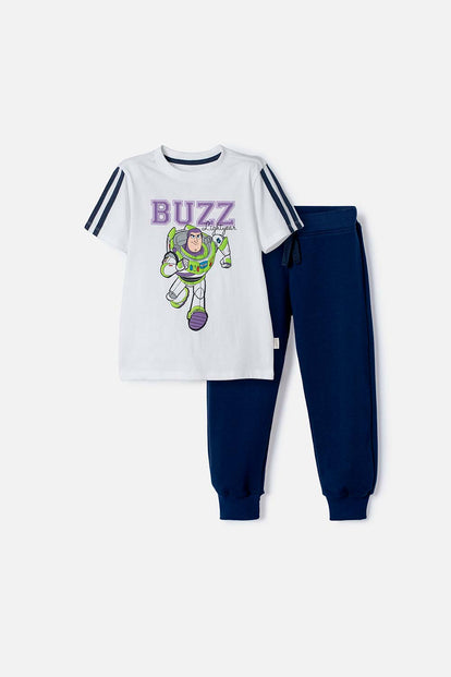 CONJUNTO DE TOY STORY PANTALÓN LARGO MULTICOLOR PARA NIÑO 3T A 6T