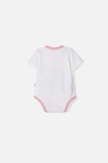 BODY DE WINNIE THE POOH MANGA CORTA MARFIL PARA NIÑA