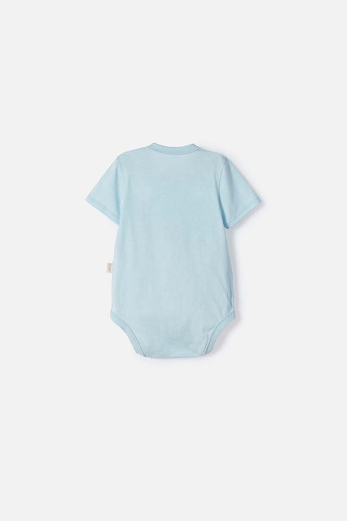 DUMBO SHORT SLEEVE BLUE BODYSUIT FOR BABY GIRL