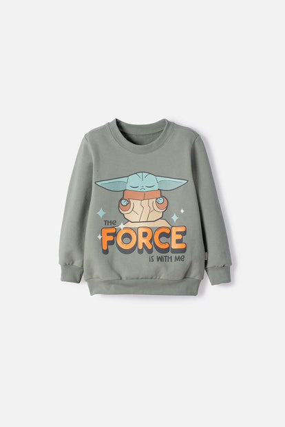 MANDALORIAN TODDLER OUTDOOR WALKING SWEATER