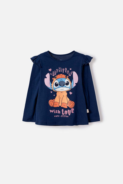 CAMISETA CAMINADOR NIÑA EXTERIOR LILO Y STITCH