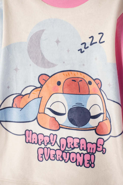 GIRL'S LILO AND ST. INDOOR SLEEPSUIT