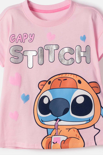 CAMISETA CAMINADOR NIÑA EXTERIOR LILO Y STITCH