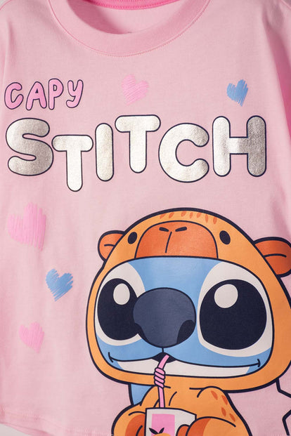 CAMISETA CAMINADOR NIÑA EXTERIOR LILO Y STITCH