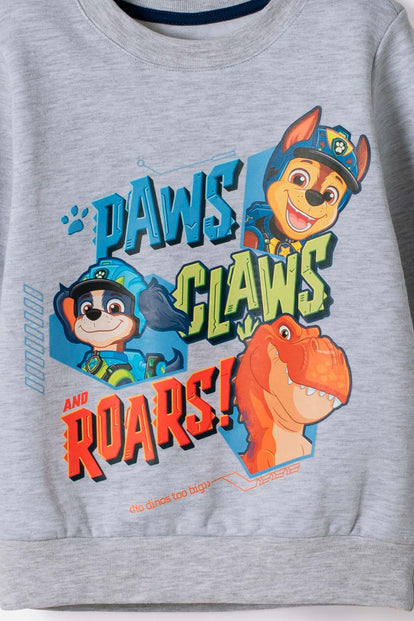 BUZO DE PAW PATROL CERRADO GRIS PARA NIÑO 2T A 6T