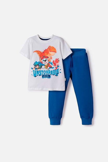 CONJUNTO DE PAW PATROL PANTALÓN LARGO MULTICOLOR PARA NIÑO 2T A 6T