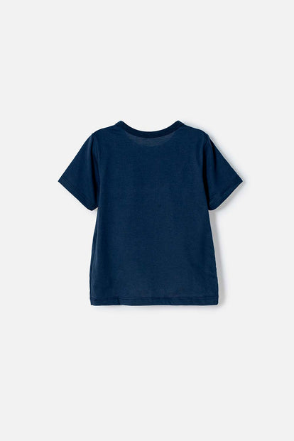 CAMISETAS DE CARS MANGA CORTA AZUL PARA NIÑO 2T A 6T