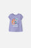 CAMISETAS DE PAW PATROL MANGA CORTA LILA PARA NIÑA 2T A 6T