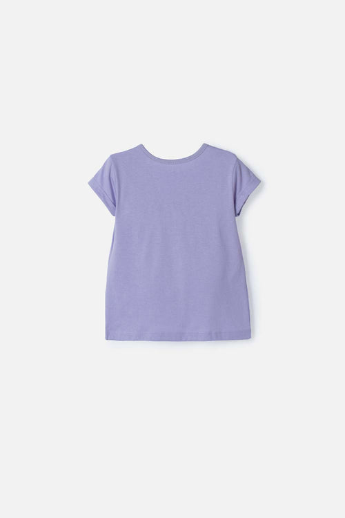CAMISETAS DE PAW PATROL MANGA CORTA LILA PARA NIÑA 2T A 6T