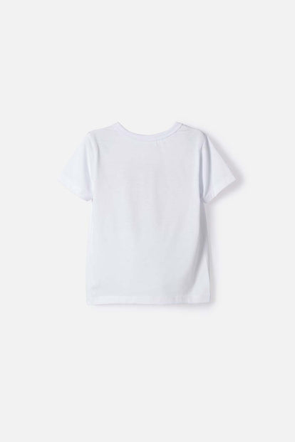 CAMISETAS DE MICKEY MOUSE MANGA CORTA BLANCO PARA NIÑO 2T A 6T