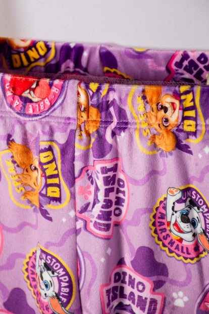 PIJAMA DE PAW PATROL PANTALÓN LARGO LILA PARA NIÑ 2T A 6T