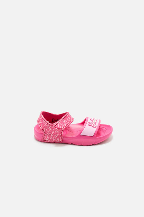 SANDALIA DE BARBIE ROSADO PARA NIÑA