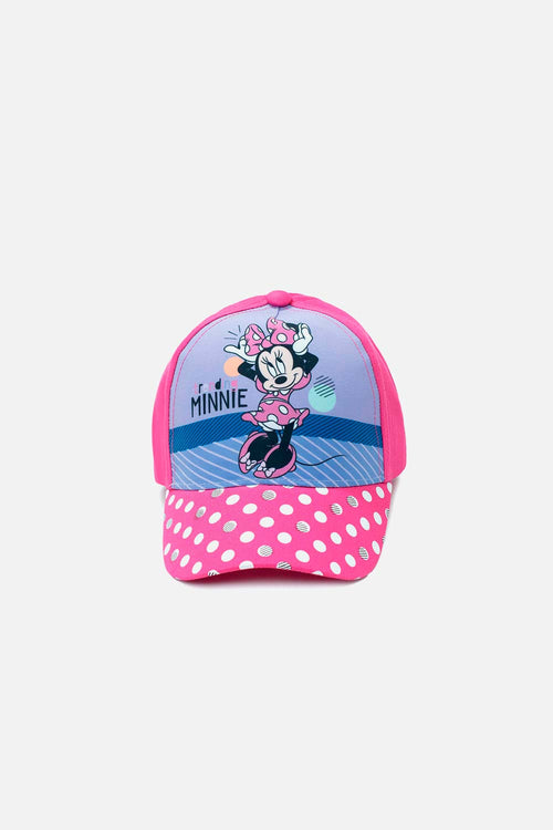 GIRL'S CAP, FUCHSIA/PURPLE MINNIE MOUSE ©DISNEY