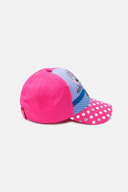 GIRL'S CAP, FUCHSIA/PURPLE MINNIE MOUSE ©DISNEY