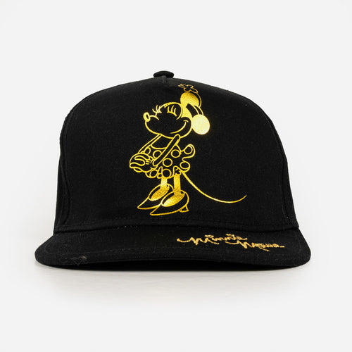GORRA DE NIÑA, NEGRA DE MINNIE MOUSE DISNEY