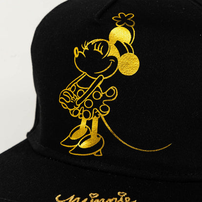 GORRA DE NIÑA, NEGRA DE MINNIE MOUSE DISNEY