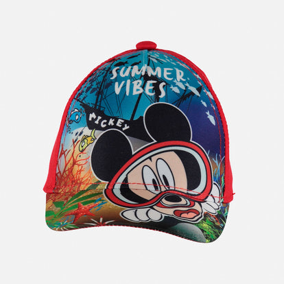 GORRA DE VERANO DE  MICKEY MOUSE PARA NIÑO