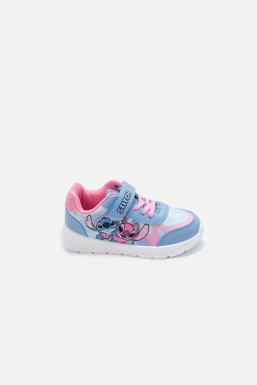 TENIS DE STITCH AZUL Y ROSADO PARA NIÑA