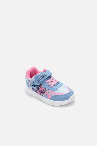 TENIS DE STITCH AZUL Y ROSADO PARA NIÑA