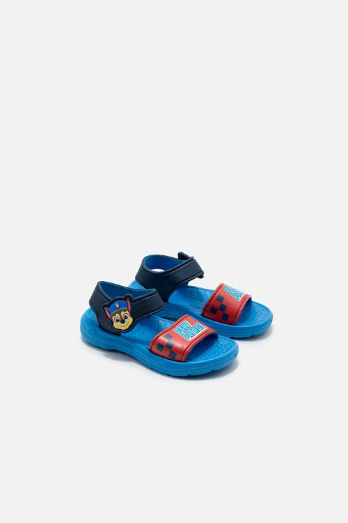BOY'S BLUE AND RED PAW PATROL SANDALS